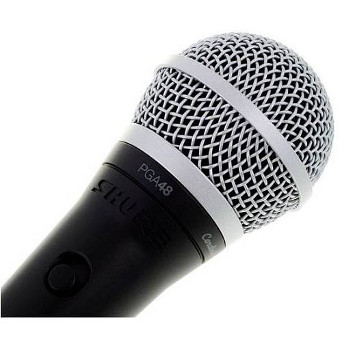 Микрофон Shure PGA48-XLR-E, черный